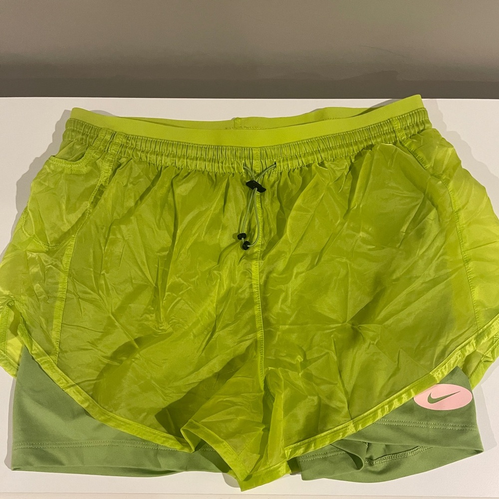 Nike Neon Green Athletic Shorts